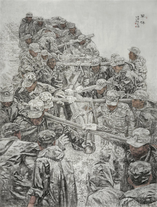 《丰碑》240cm×180cm