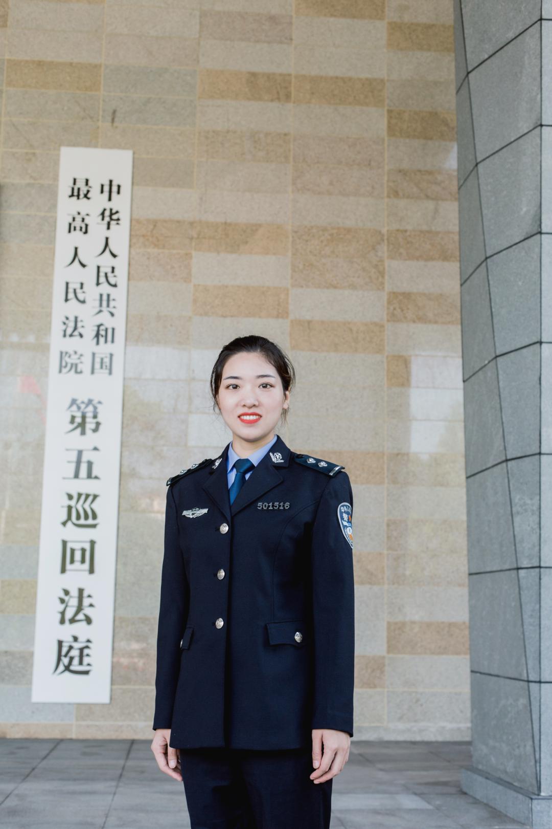 女警風采長壽法院警花在五巡綻放