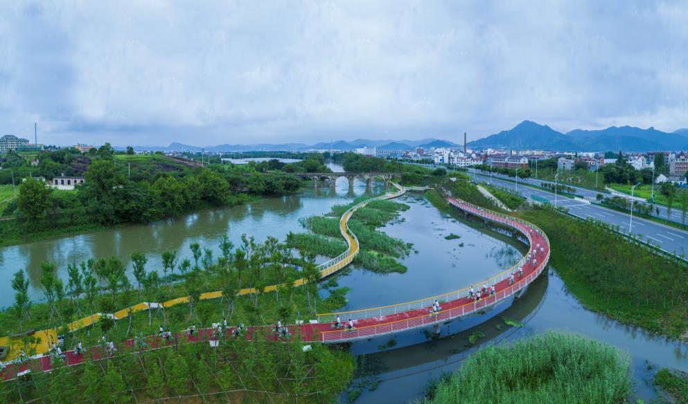 萧山浦阳江生态区图片