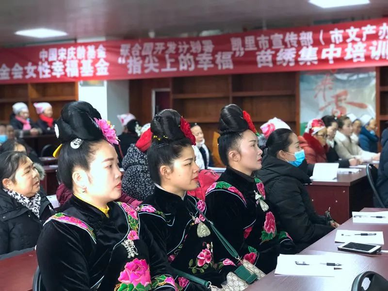 中国宋庆龄基金会 指尖上的幸福 苗绣项目入选农业农村部乡村产业高质量发展 十大典型