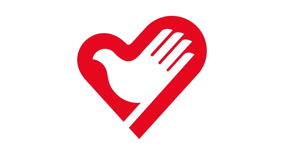 标志中国青年志愿者标志通称心手标,其整体构图为心的造型,同时也是