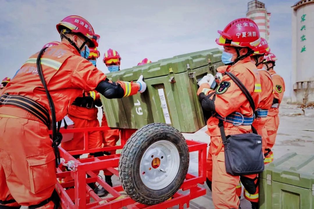 宁夏消防救援总队组织开展地震灾害应急救援实战演练