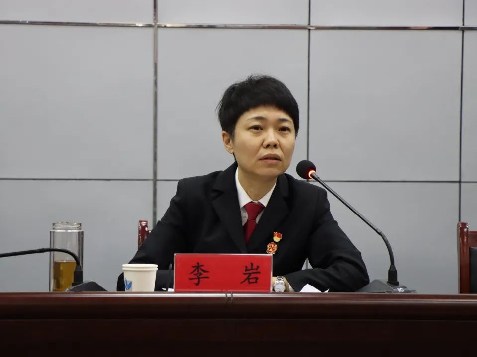 滦州市人民法院召开队伍教育整顿动员大会,党组书记,院长李岩对队伍