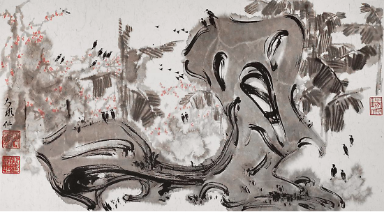 艺术人物青年画家张彬大彬艺术赏析