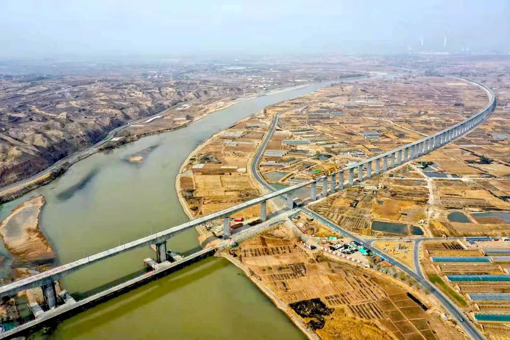 靖远县黄河大桥图片