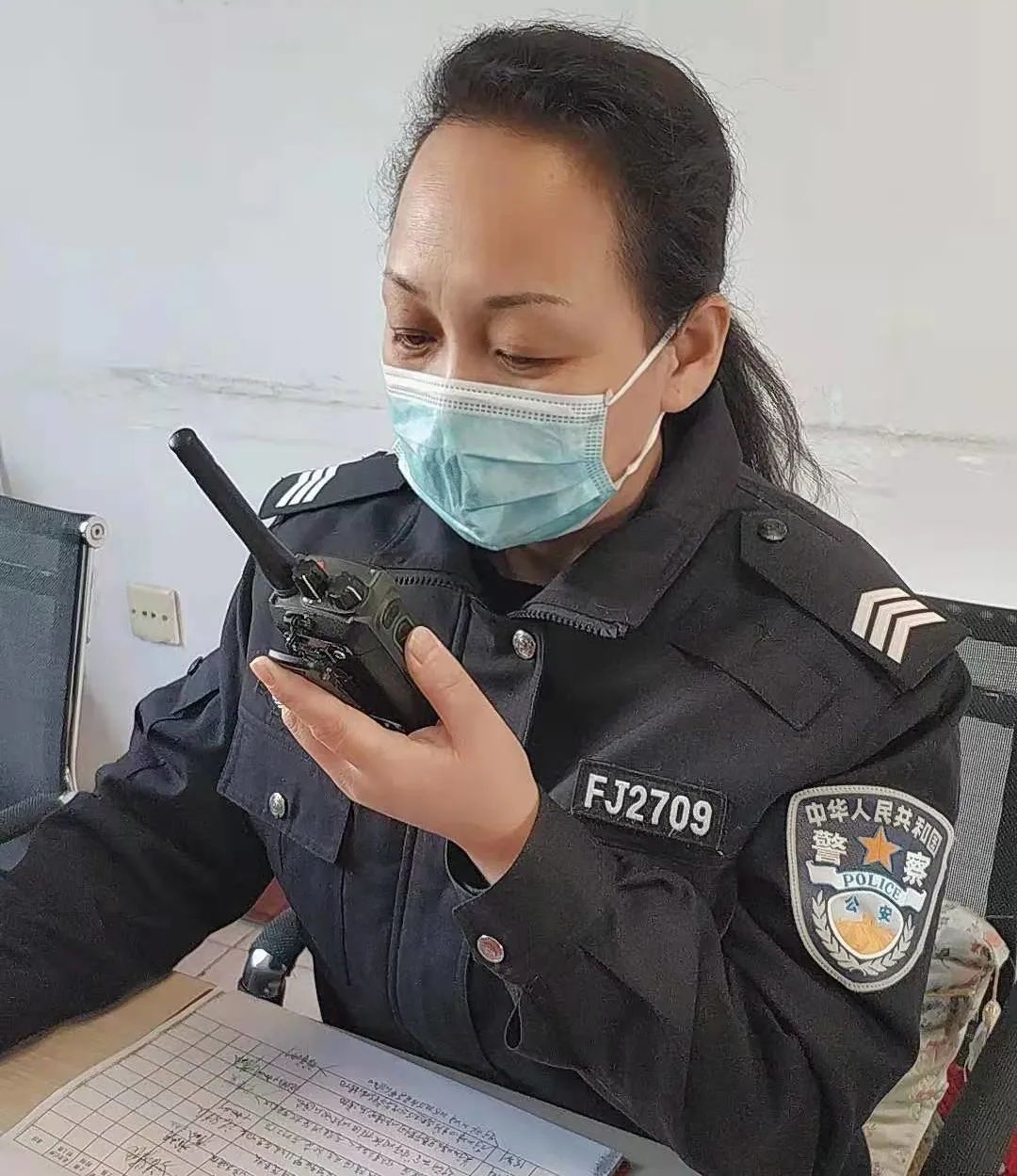 扬飒爽警姿展巾帼风采三八妇女节机动执勤一大队女警掠影