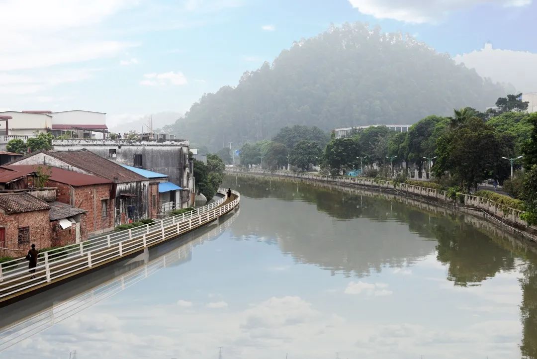 桂畔海河主河道(北起順德水道黃麻涌水閘,南至桂畔海水利樞紐接入容奇