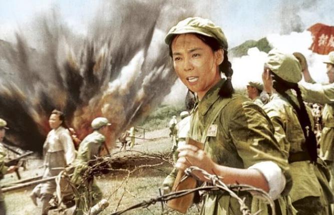 朝鲜战争女性图片