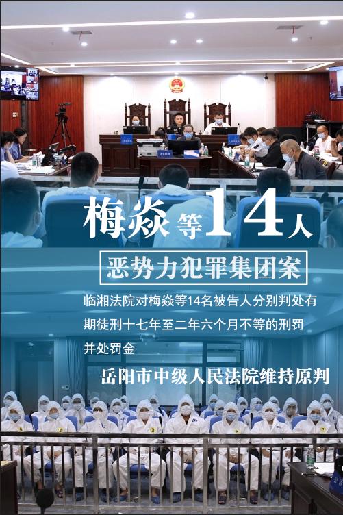 审结涉黑恶案件25件131人临湘法院这样干