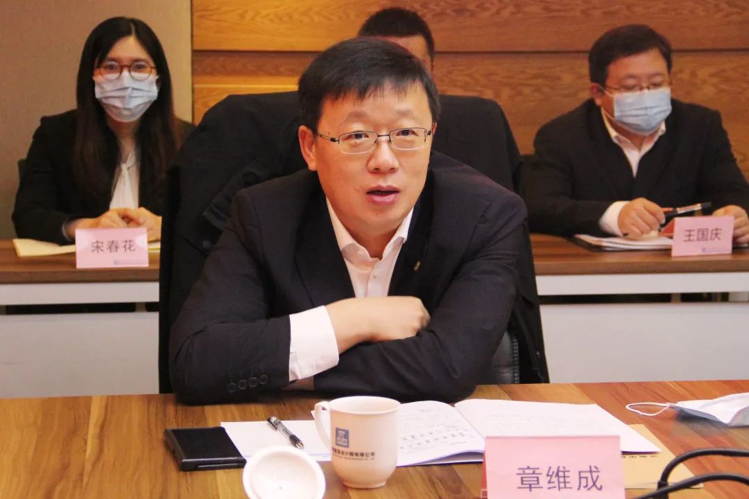 中建八局党委副书记总经理章维成调研驻济二级单位