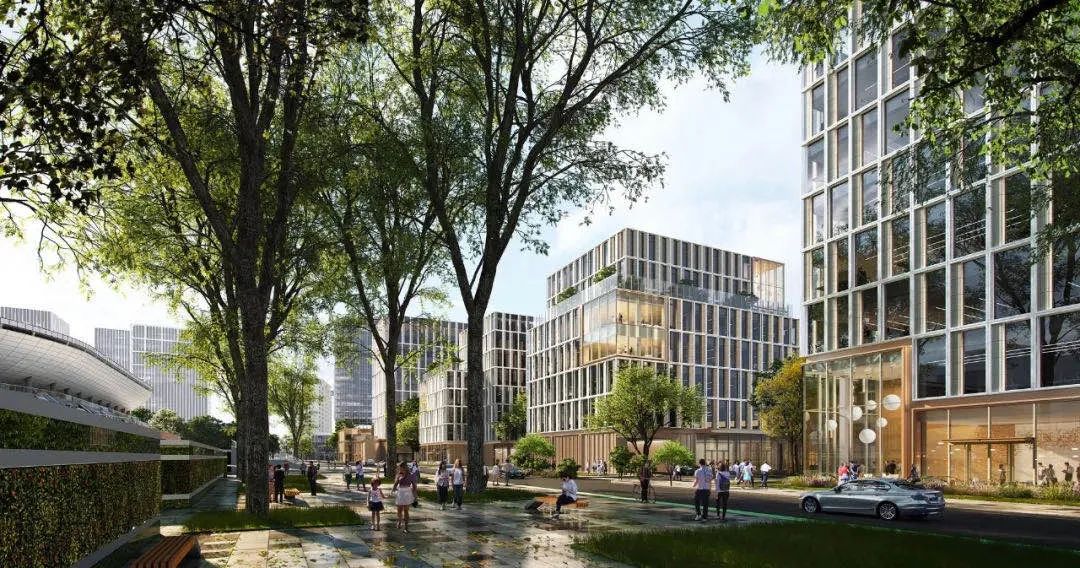 总建筑面积超13万㎡张家浜楔形绿地将添新成员效果图抢先看