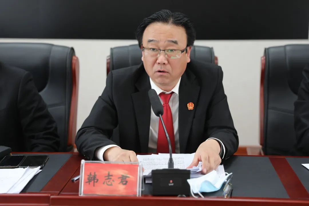 李宏伟院长与院领导班子成员签订2021年党风廉政建设责任状李宏伟院长