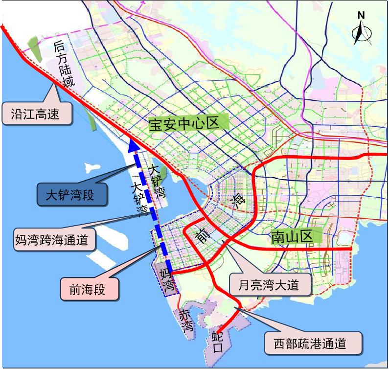 梭鱼湾海底隧道公示图片