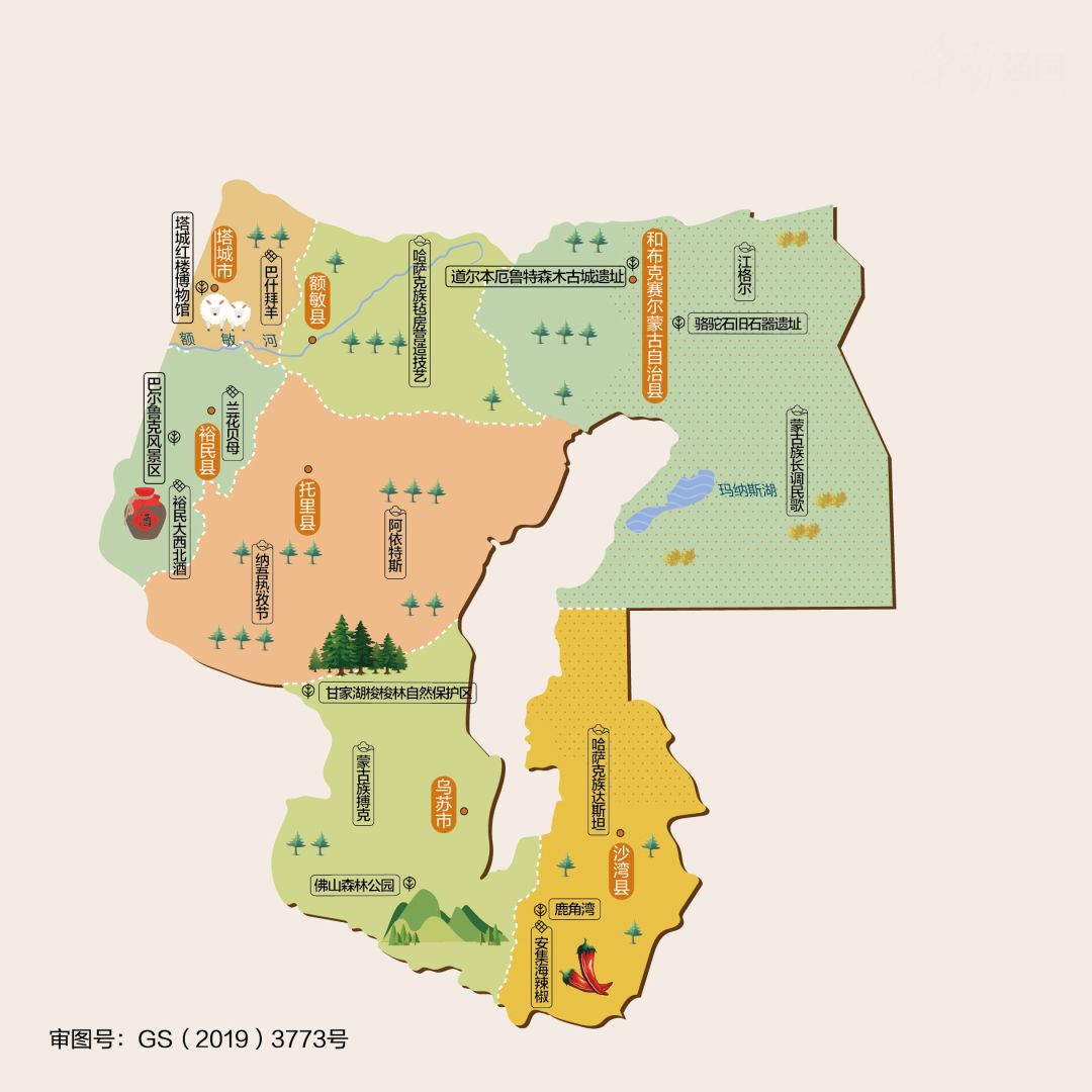布尔津县行政区图片