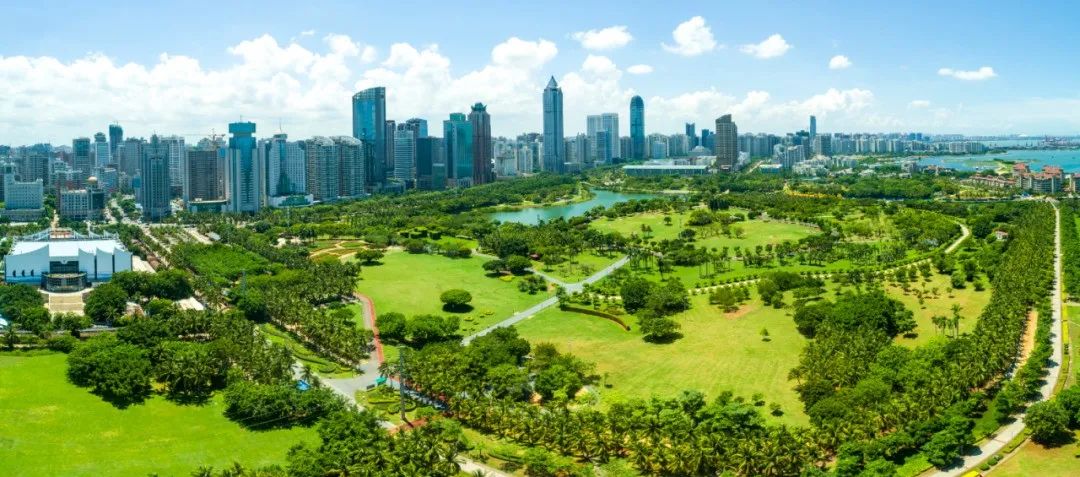 海口市园林和环境卫生管理局今天在万绿园,金牛岭公园,海口人民公园