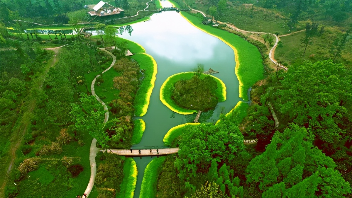 崇州市黑石河森林公园图片