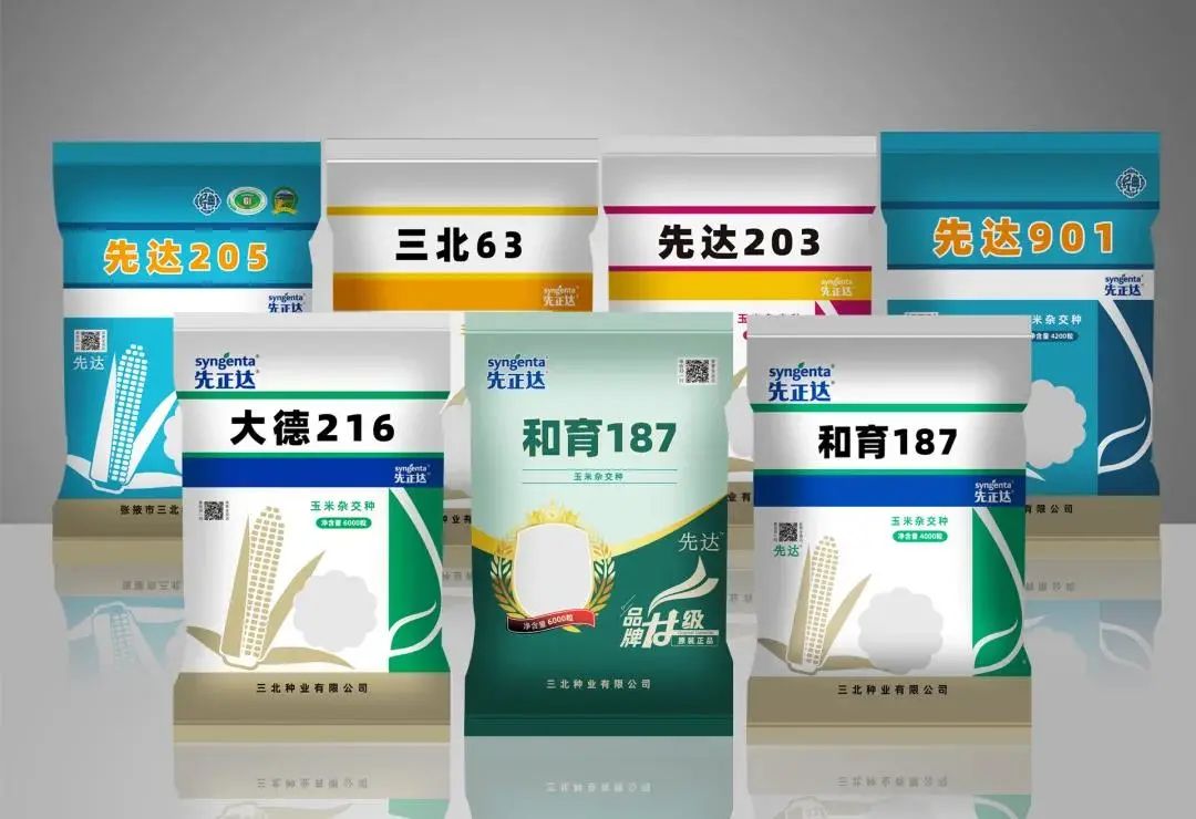 先正达玉米种子包装背面均印有防伪识别码,可通过防伪电话或二维码