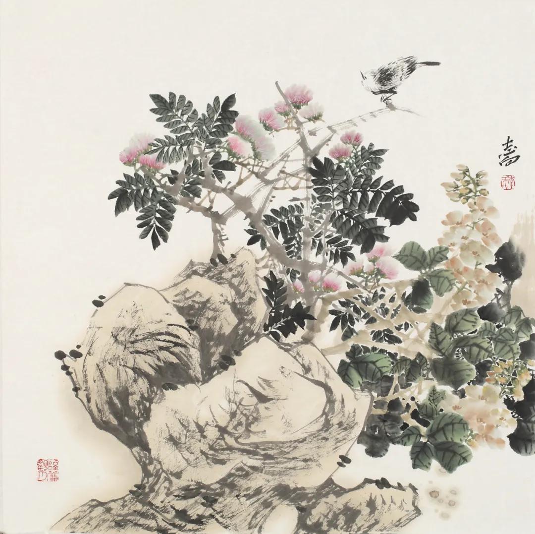 李志向的花鸟朵朵娇艳枝枝销魂太养眼了