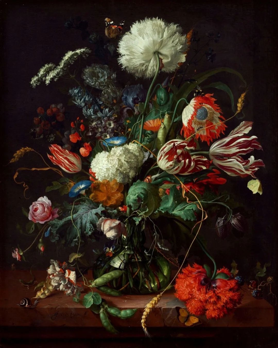ボタニカルアート17世紀 花卉画 画集 17th-century Flower Painting - 洋書