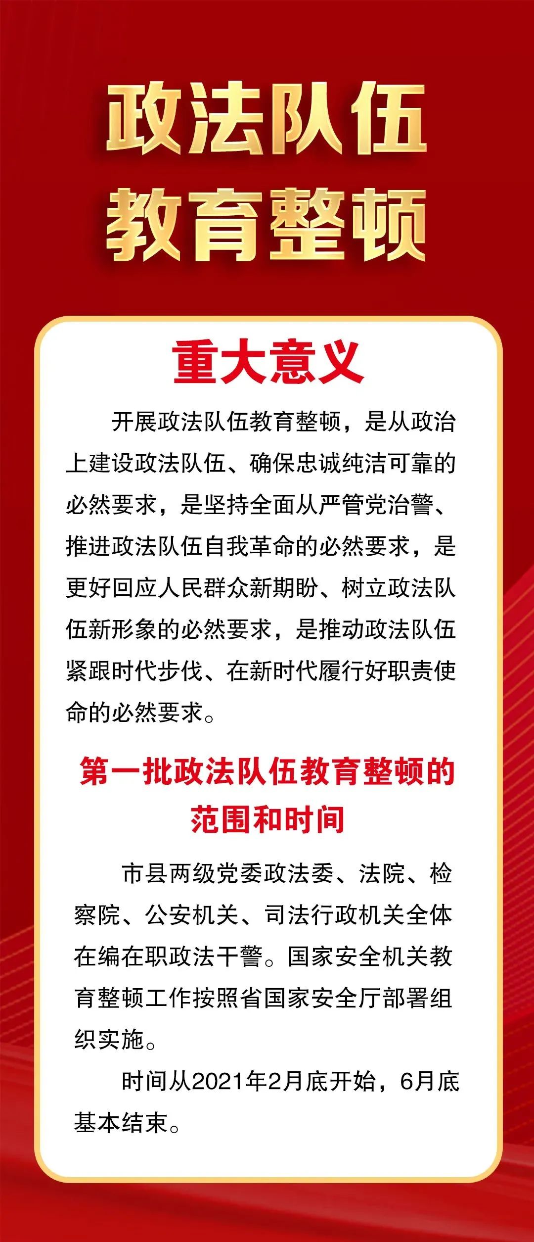 教育整顿15必学政法队伍教育整顿应知应会