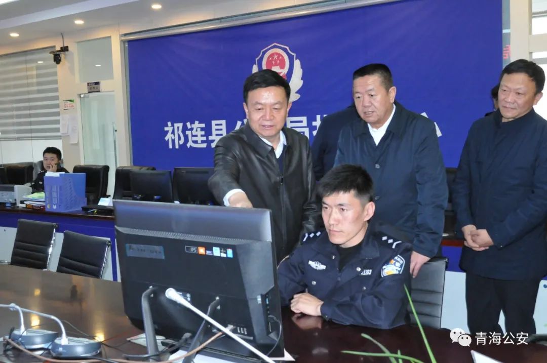 朱运军赴海北督导安保维稳工作