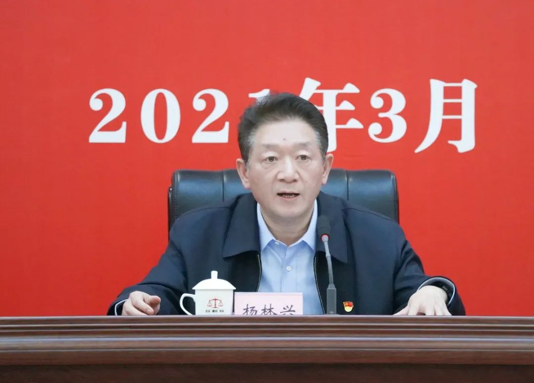 杨林兴以刮骨疗伤的勇气抓好教育整顿从严从实加强全市政法队伍建设