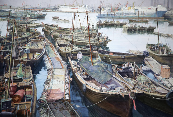 艺术人物著名画家闫旭作品赏析