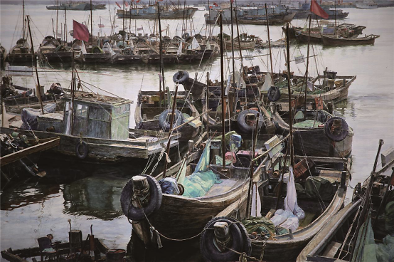 艺术人物著名画家闫旭作品赏析