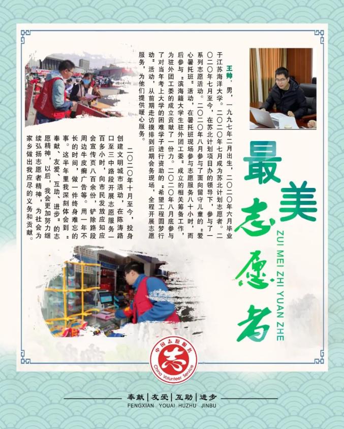 最美志愿者事迹展示
