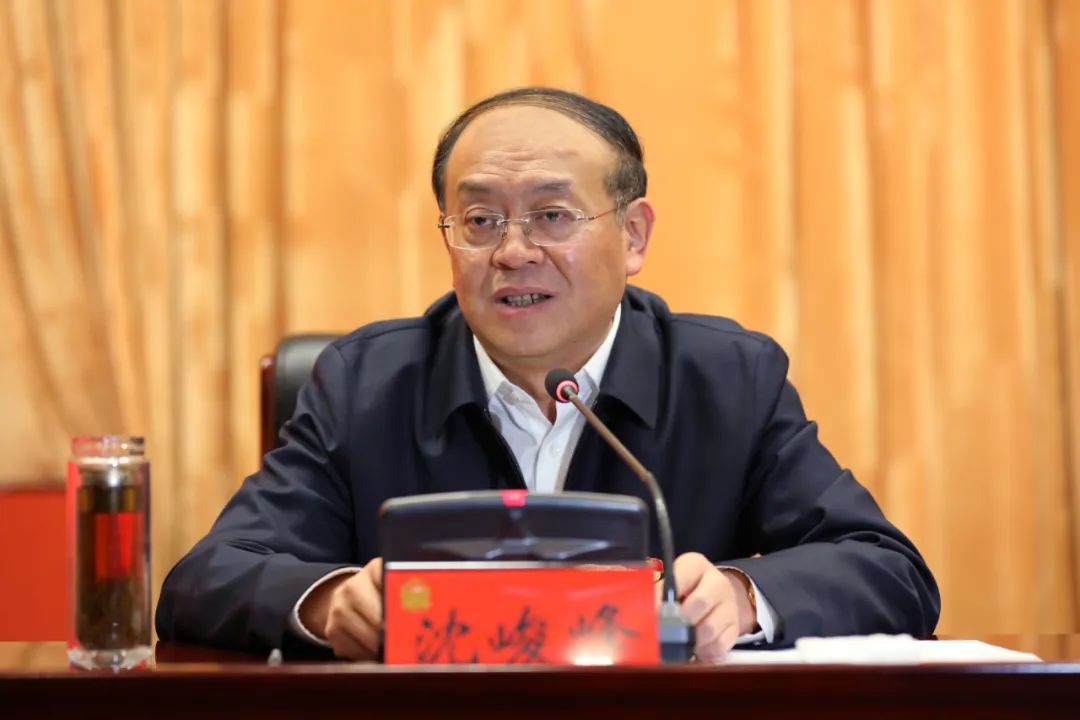 沈峻峰在全县政法队伍教育整顿专题党课上这样强调