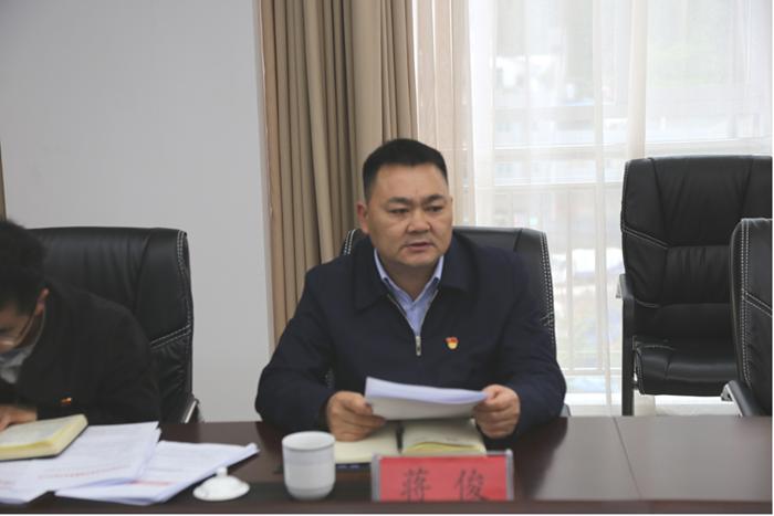 县委书记蒋俊调研指导西畴县法院队伍教育整顿工作