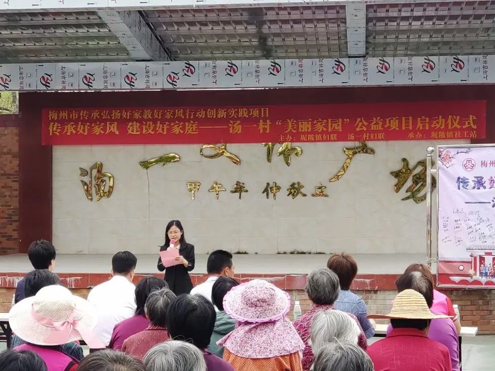 经兴宁市妇联认真组织,精心指导,坭陂镇妇联扎实部署,坭陂镇汤一村