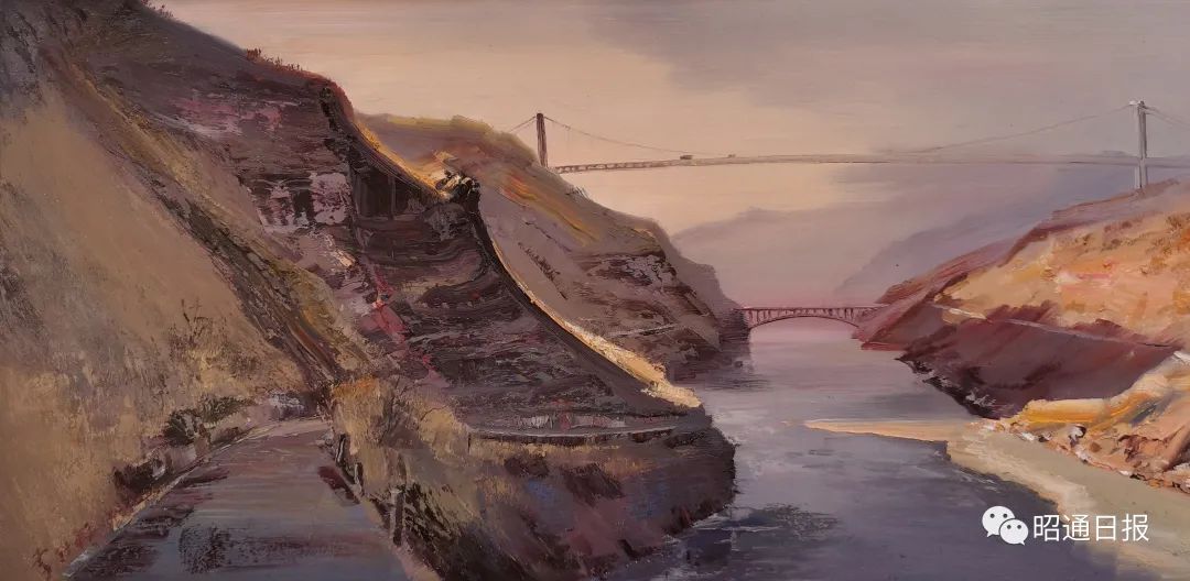 书画丨李仕敏金沙江油画十八幅