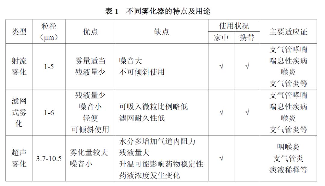 儿童家庭雾化吸入治疗装置