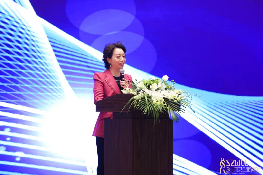 深圳市女企业家商会理事闵齐双主持会议 &nbsp