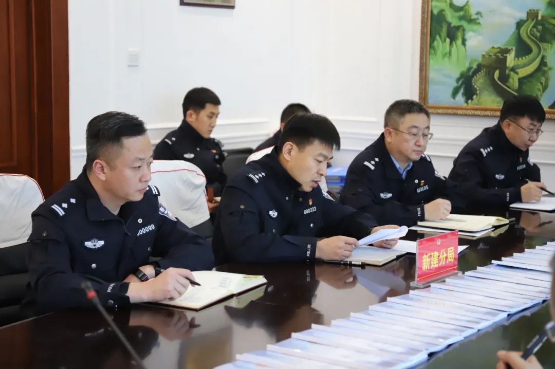 白山市公安局副局长丁培臣深入新建分局调研指导教育整顿工作