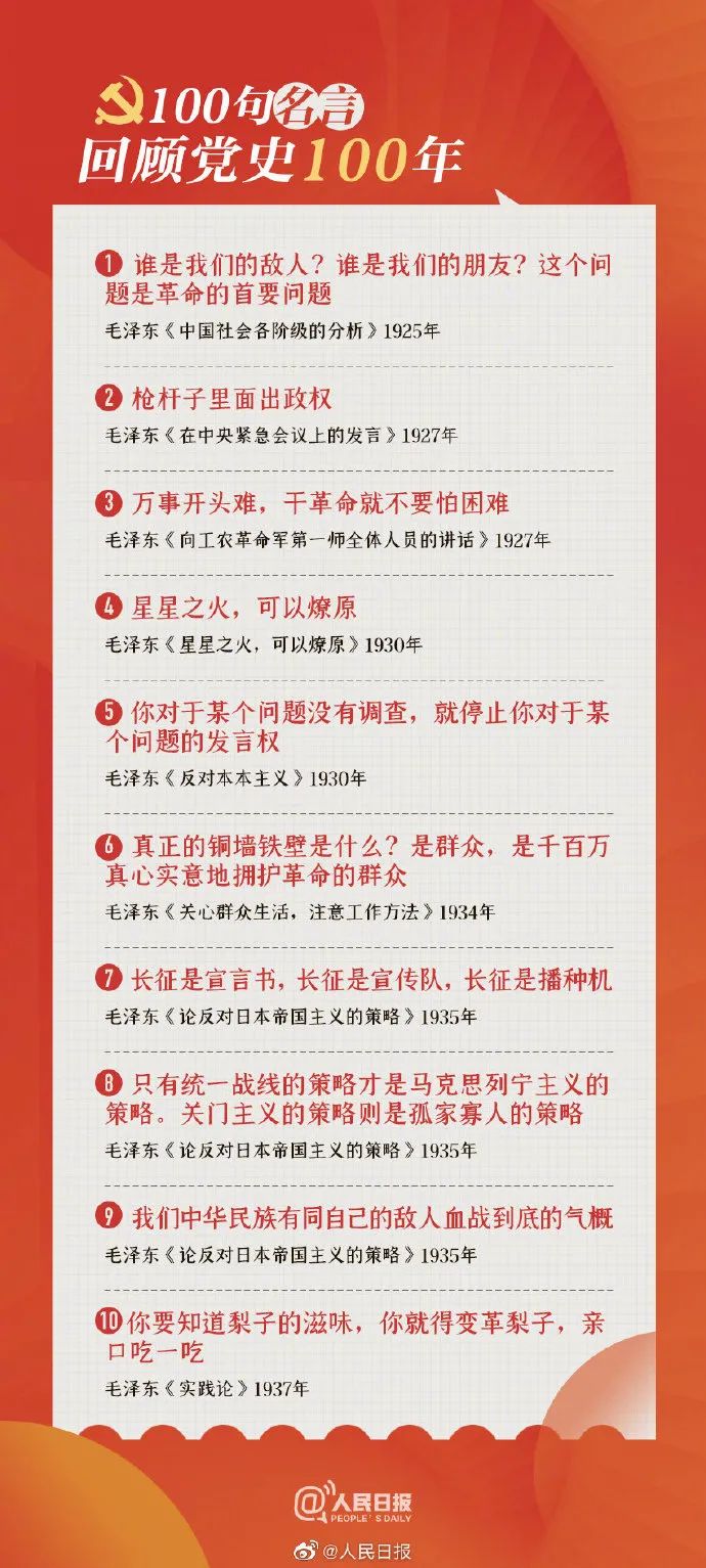 转存学习100句名言重温峥嵘岁月