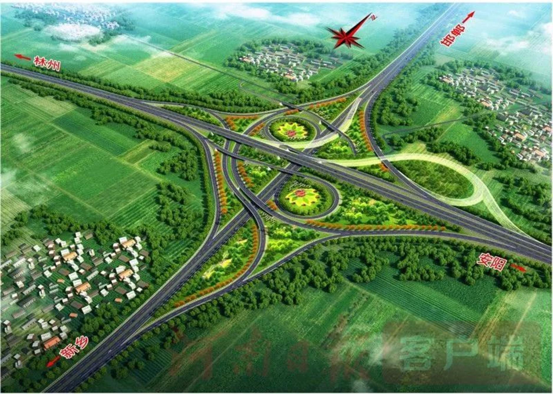 【高速公路互通城市立交桥SU模型】-现代SU2010Vray有高速公路互通城市立交桥SU模型下载-ID726075-免费SU模型库 - 青模SU模型网
