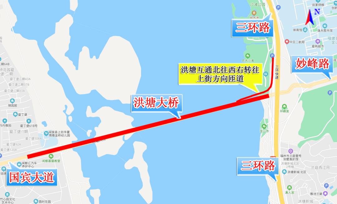 洪塘大桥地图图片