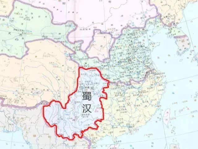 蜀汉地图最大图片