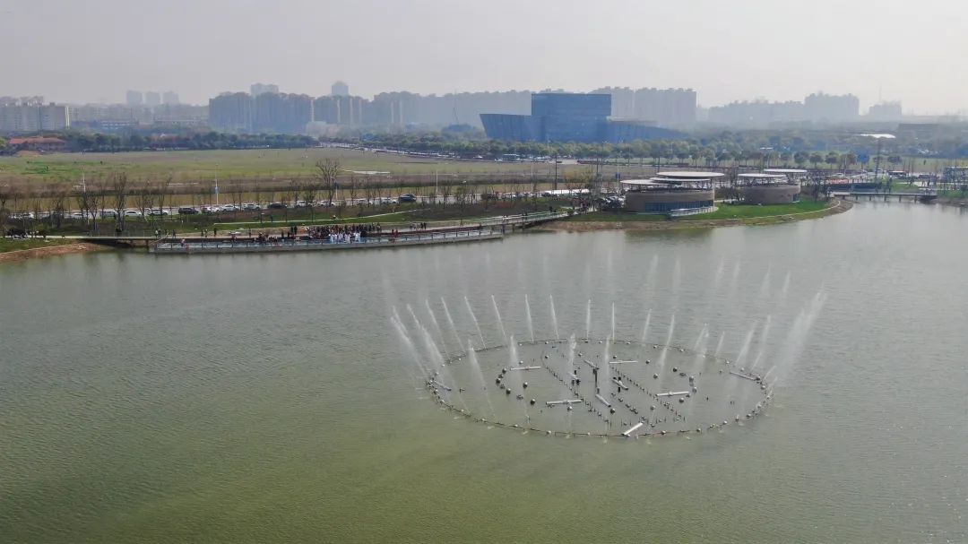上海金山汇龙湖公园图片