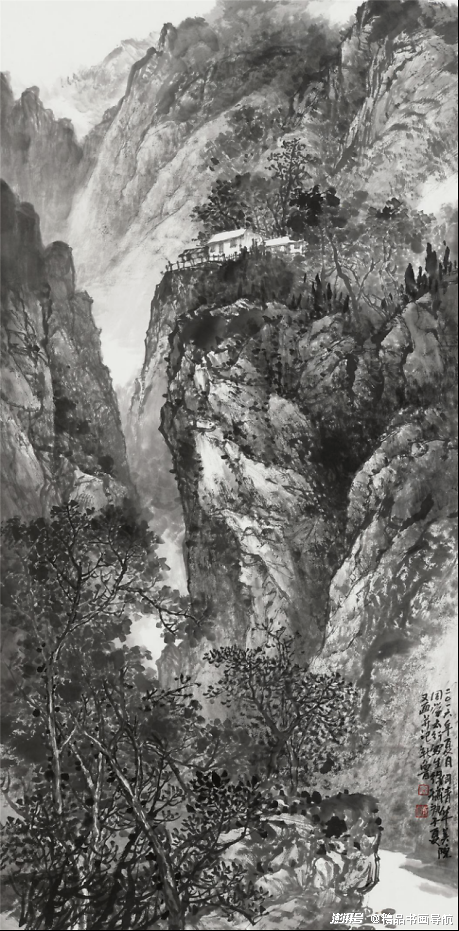 《太行山回龙道》138×68cm