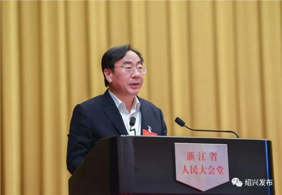 市领导盛阅春,谭志桂,魏伟,陈澄等在绍兴分会场参加.