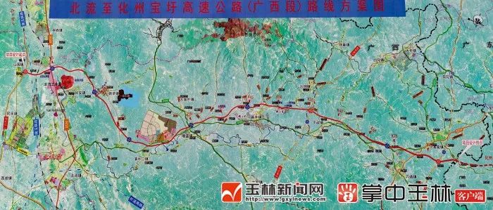 南玉珠高速公路规划图图片