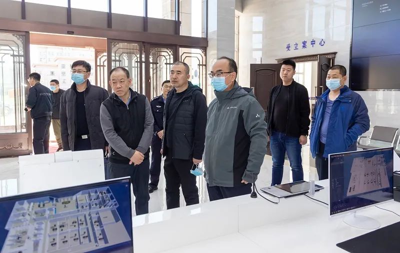 高东深入呼伦贝尔市公安局执法办案管理中心进行调研指导