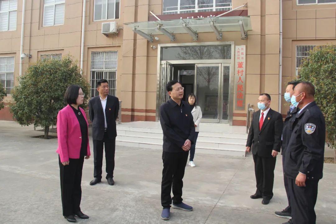 3月29日下午,长葛市委常委,政法委书记刘明亮带队到市人民