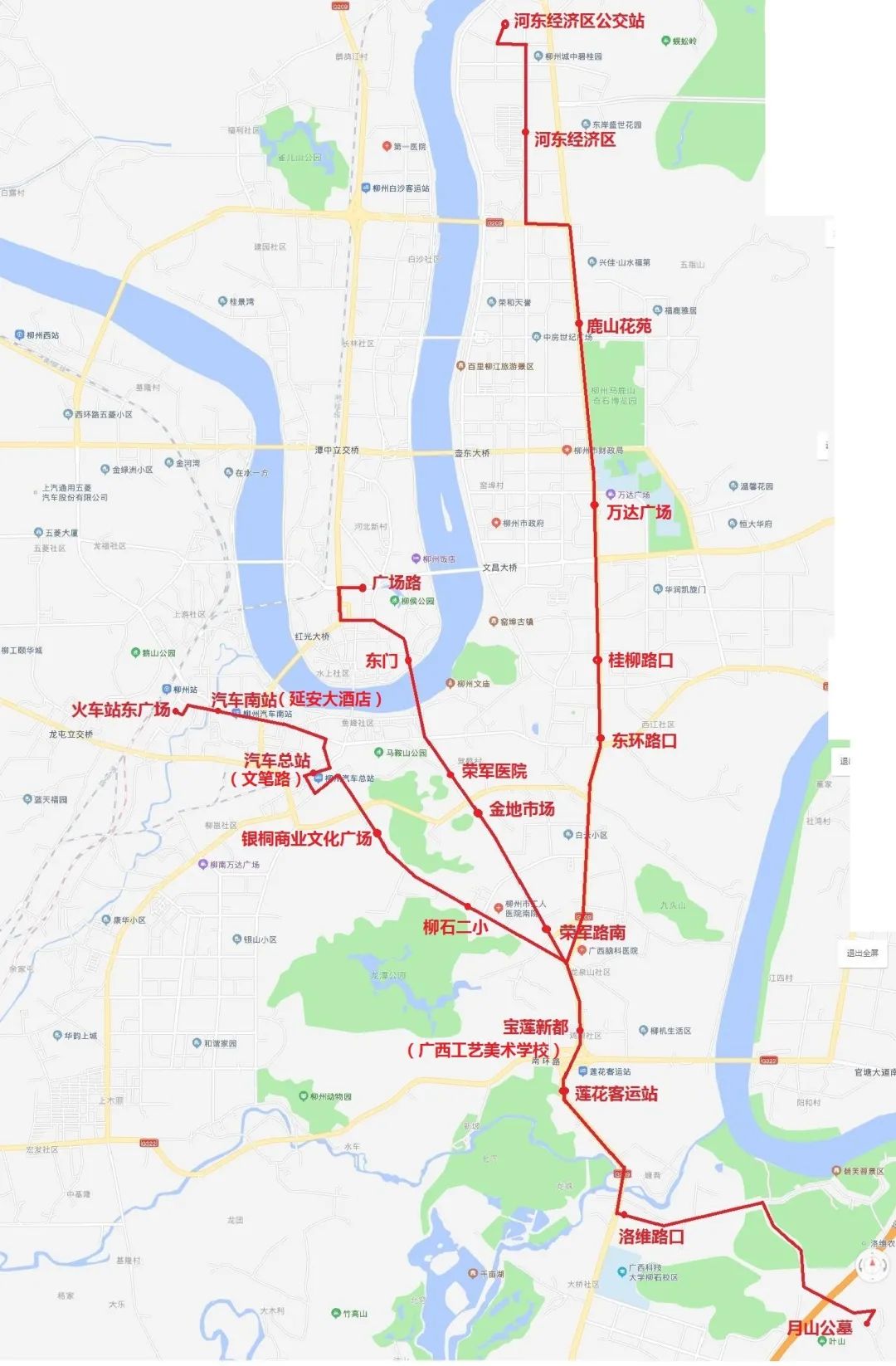 免费柳州将开通7条清明扫墓公交专线途经这些站点