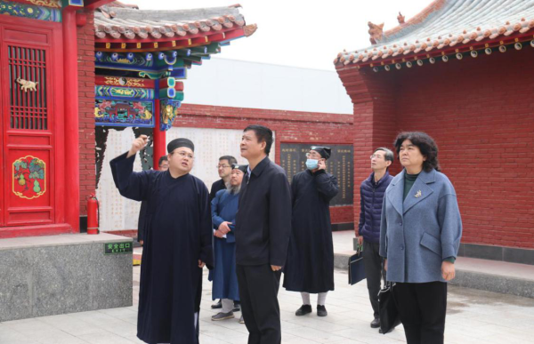 太原市委常委统战部部长薛东晓深入全市五大宗教团体调研