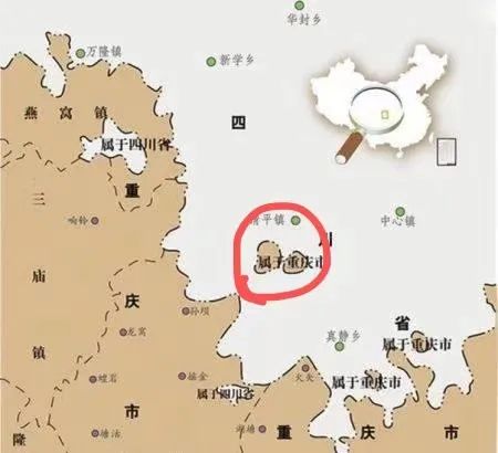 飞地"这要从一块开展普法宣传活动为什么要到四川武胜重庆合川的法官