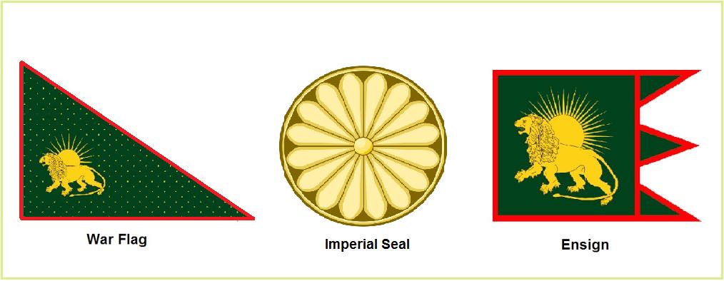 莫卧儿帝国国旗图片